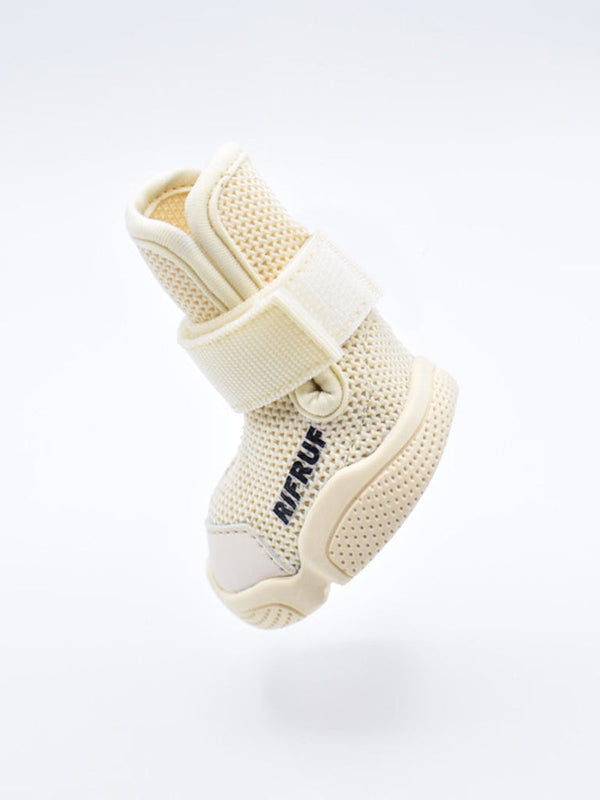 Bone RIFRUF Caesar 1 Dog Shoes Floating Side View in White Studio Background